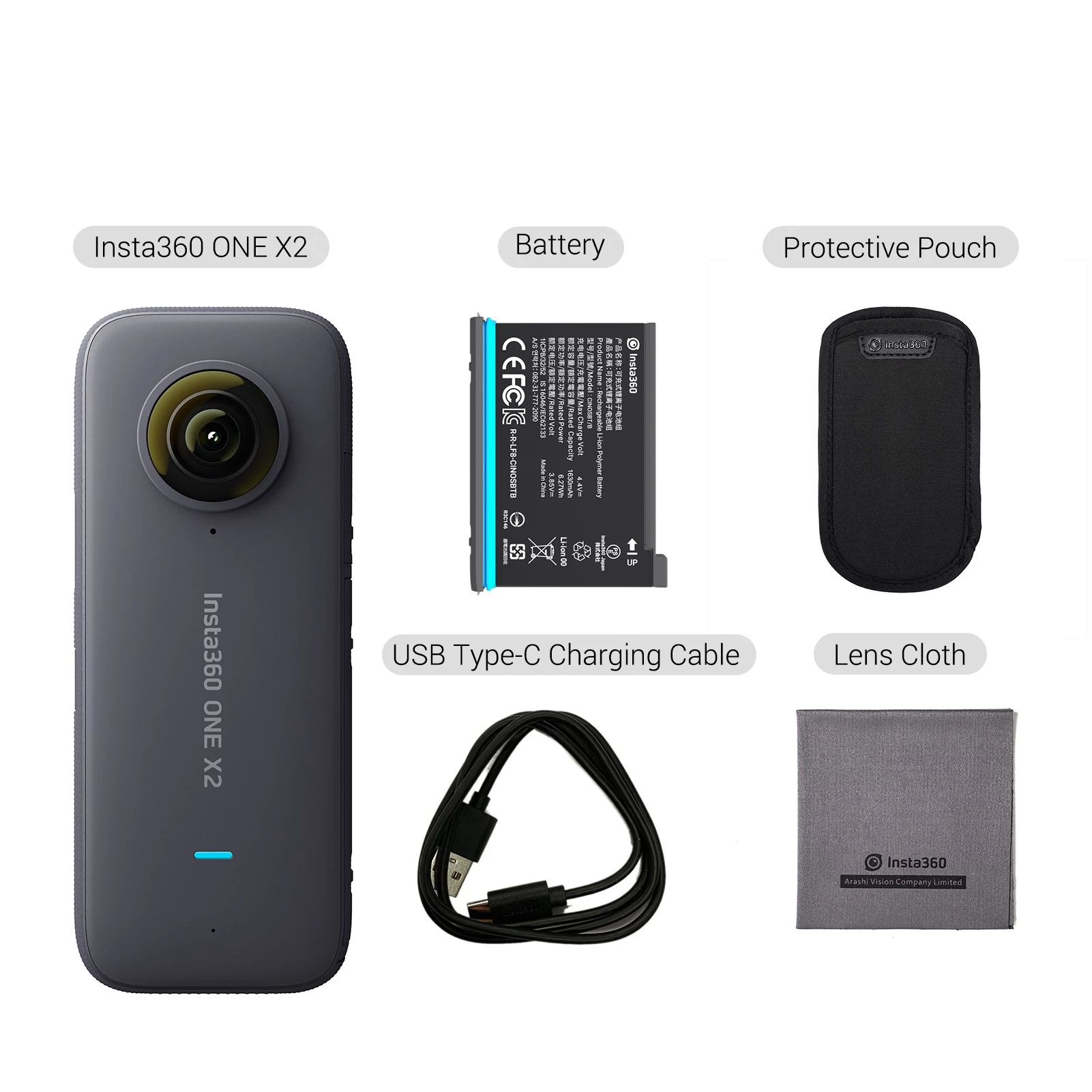Insta360 ONE X2 FlowState Stabilization Panoramic Action Camera - image 3