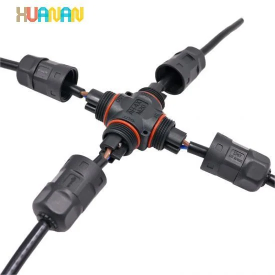 2pin 3pin 4pin M20 M23 M25 X shape screw fixing led power connector Lighting Accessories - image 2