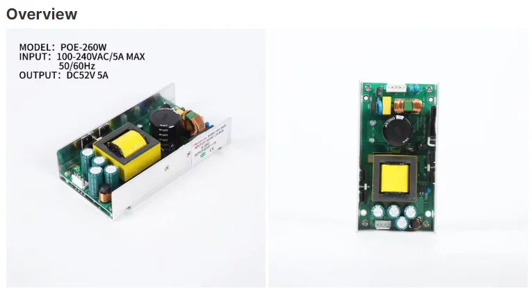 260W AC/DC Open Frame Power Supply 52V5A LED Driver Universal Single Output PCB Switching - image 5