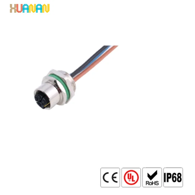 2pin 3pin 4pin 5pin 6pin Electric Plug M8 M16 M15 M12 Waterproof Cable Connectors Waterproof Plugs - image 2