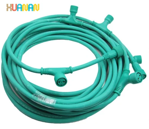 2pin 3pin 4pin LED Cable Joint Outdoor PVC material T Type Waterproof Plugs - image 3