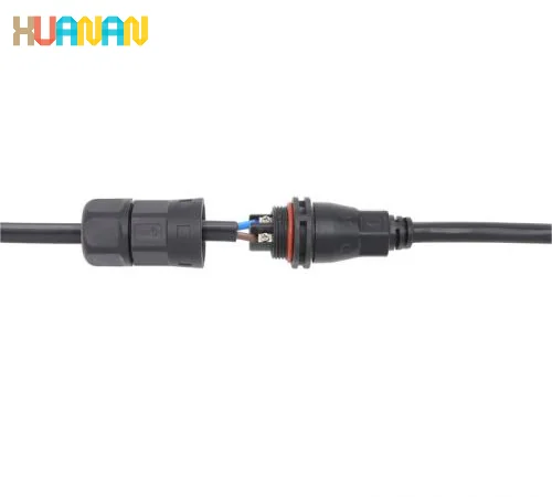 2pin 3pin 4pin M15 M16 M20 M21 M23 M25 Over Mold and Assembly L Shaped Waterproof Screw Fixing Connector - image 3