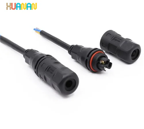 2pin 3pin 4pin M15 M16 M20 M21 M23 M25 Over Mold and Assembly L Shaped Waterproof Screw Fixing Connector - image 4
