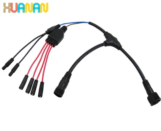 2pin 3pin 4pin Nylon material IP67 IP68 Waterproof Y Type Splitter Connector - image 2