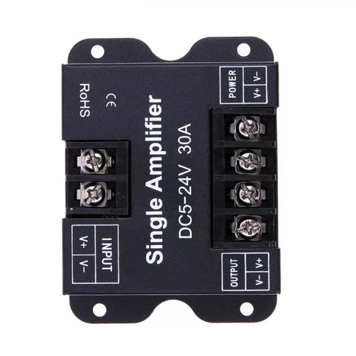 30A Monochromatic LED Amplifier / Signal Repeater – 1-Channel, 360W, DC5-24V - image 2
