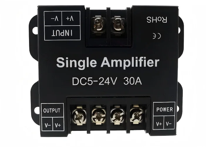 30A Monochromatic LED Amplifier / Signal Repeater – 1-Channel, 360W, DC5-24V - image 5