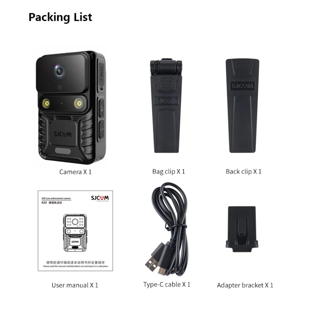 SJCAM A50 4K Wearable Body Camera WiFi Sports Camera Camcorder - image 10