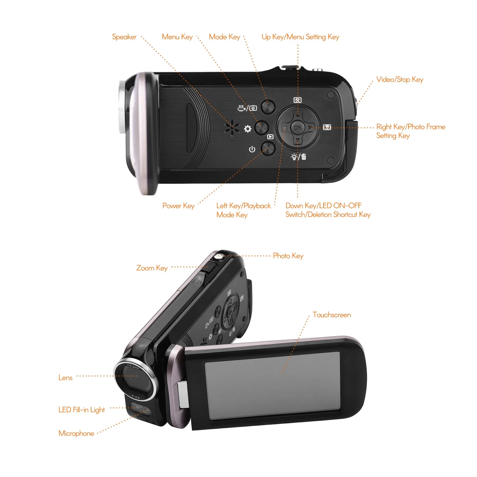 2.7K Ultra HD Mini Digital Video Camera DV Camcorder - image 10