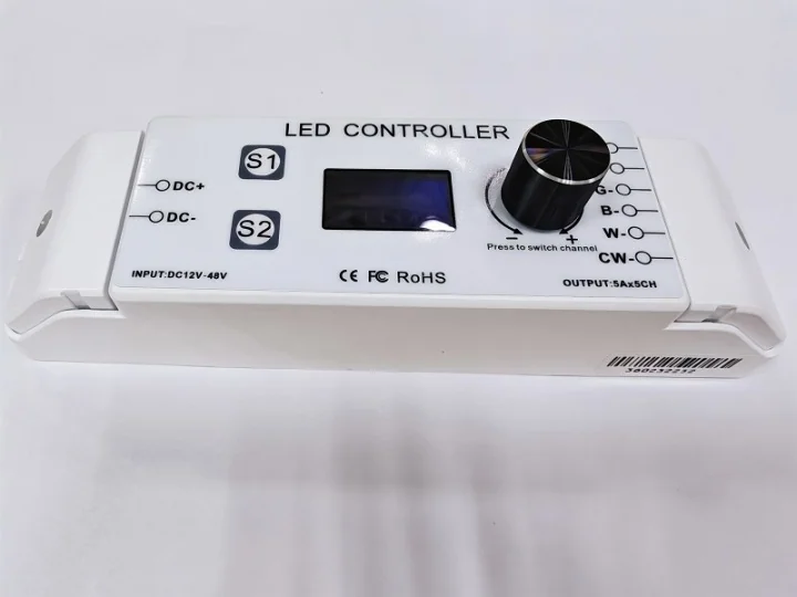 BC-355RF RGBCCT LED Controller – OLED, 12-48V, Scene Preset - image 3