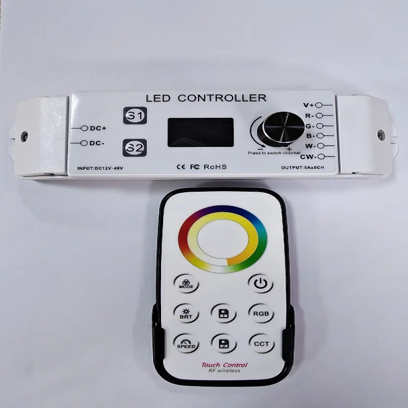 BC-355RF RGBCCT LED Controller – OLED, 12-48V, Scene Preset - image 4