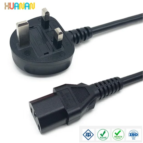 UK BS1363 TO C7 C13 Power Cord 0.75MM² Wire Gauge Power Accessories - image 3
