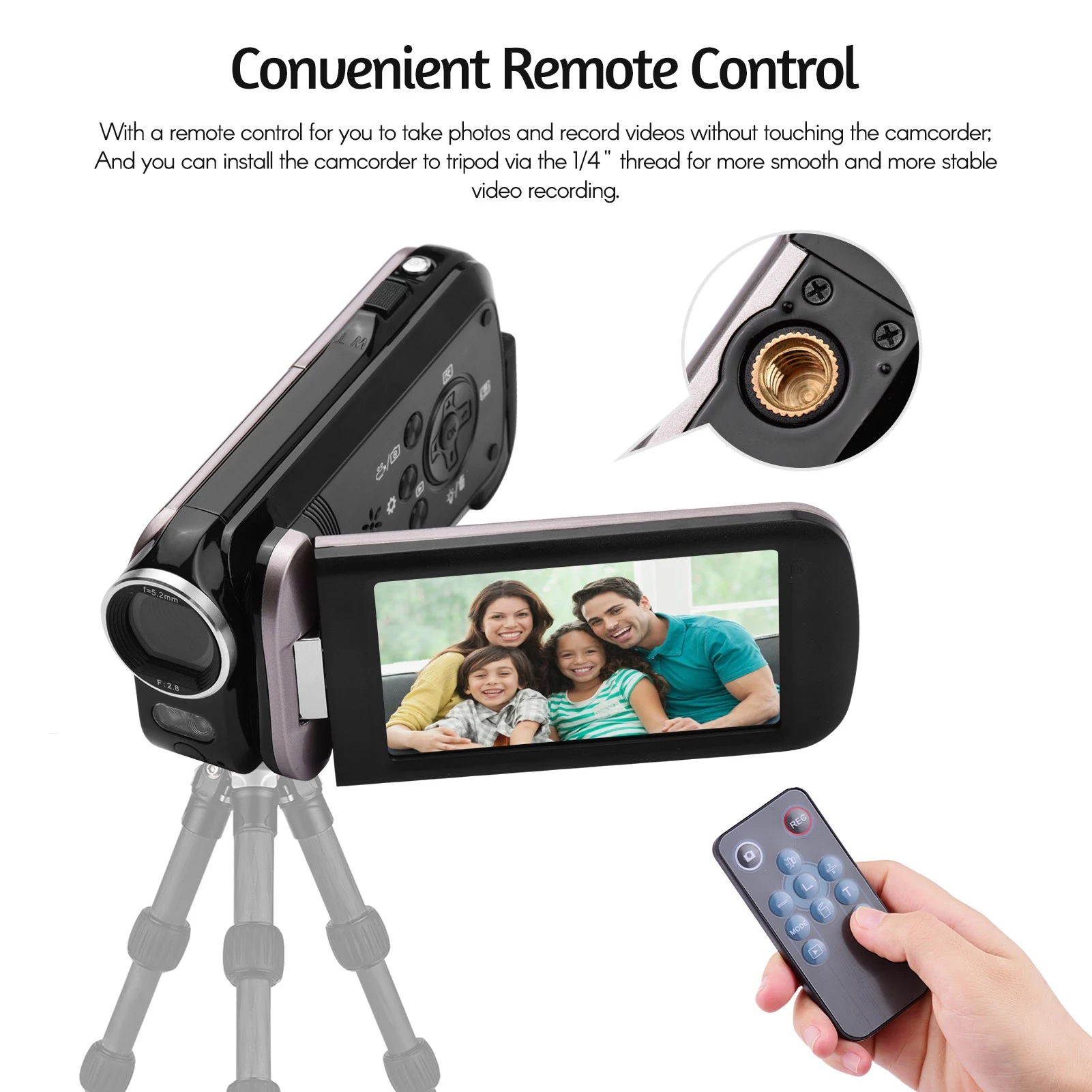 2.7K Ultra HD Mini Digital Video Camera DV Camcorder - image 7