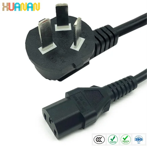 China GB1002 90 degrees To C7 Power Cables, China GB2099 To C5 C13 Power Cables Power Accessories - image 3