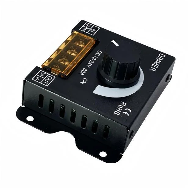 DC12-24V 30A LED Dimmer – Manual Monochromatic Lighting Controller - image 2