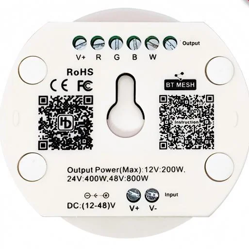 DC12-48V Bluetooth UFO RGBW LED Controller – 800W, Music Sync, Hao Deng APP - image 2