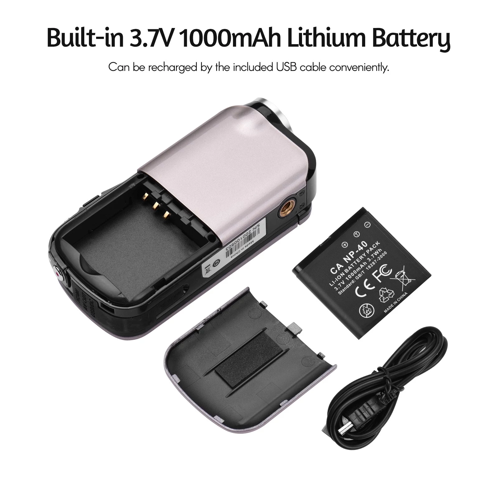2.7K Ultra HD Mini Digital Video Camera DV Camcorder - image 4