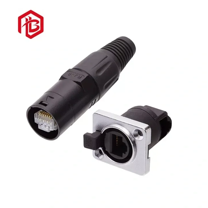 Industrial aviation plastic connector RJ45 Waterproof Connector socket plug type - image 2