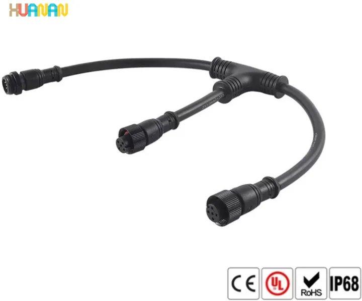 IP68 Multi Pin Connectors Waterproof T Type Screw Fit Assembly Cables - image 2