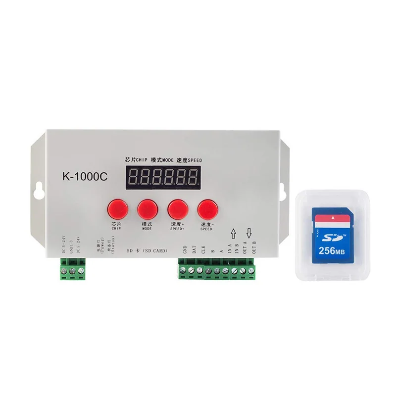 K-1000C SD Card LED Controller – Standalone Player for 2048 Pixels - image 4