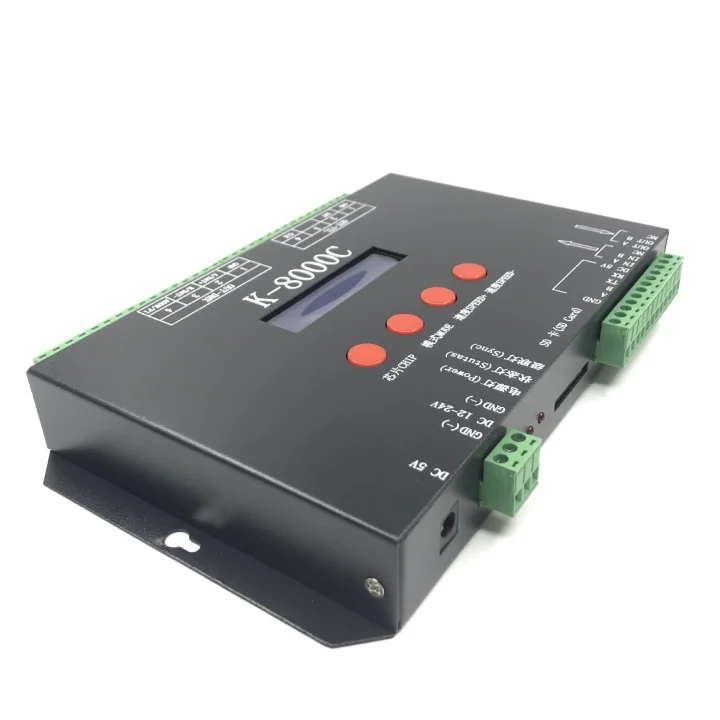 K-8000C SD Card LED Controller – 8-Port, 8192 Pixels, Scalable Control - image 2
