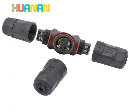 2pin 3pin 4pin M15 M16 M20 M23 M25 Screw T-Shaped IP67/IP68 Waterproof Connector