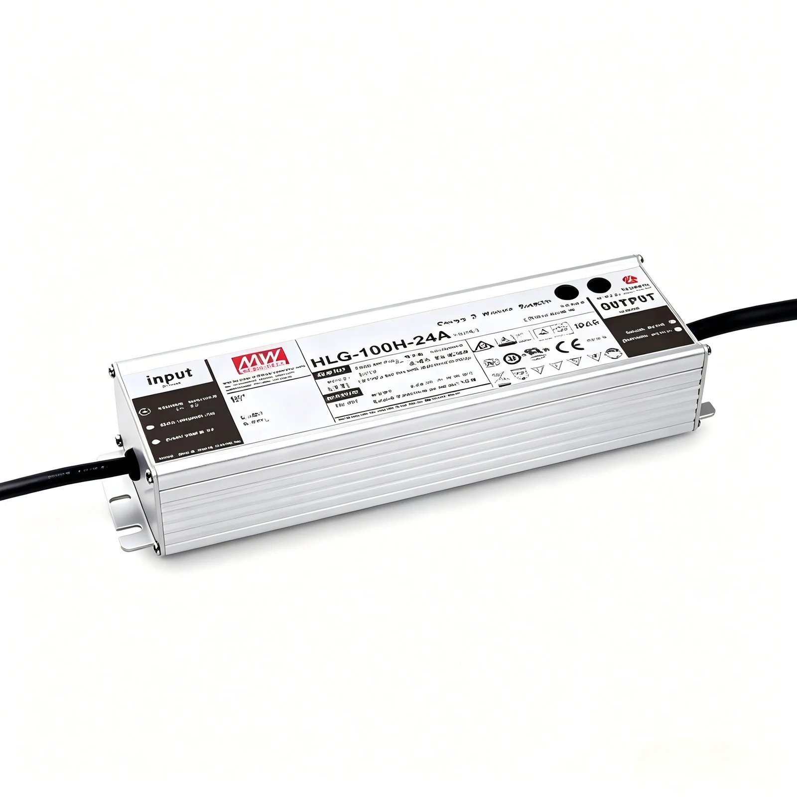 MEAN WELL HLG-100H-24 100W 24V LED Driver – Constant Voltage + Constant Current - image 2