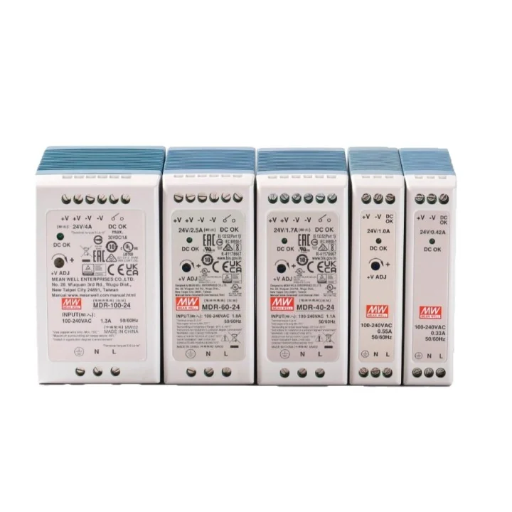 MEAN WELL MDR-20 20W DIN Rail Power Supply – Industrial, DC OK - image 3