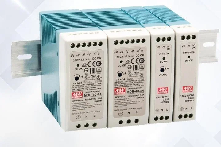 MEAN WELL NDR-120 120W DIN Rail Power Supply – Slim 40mm, UL508 - image 3