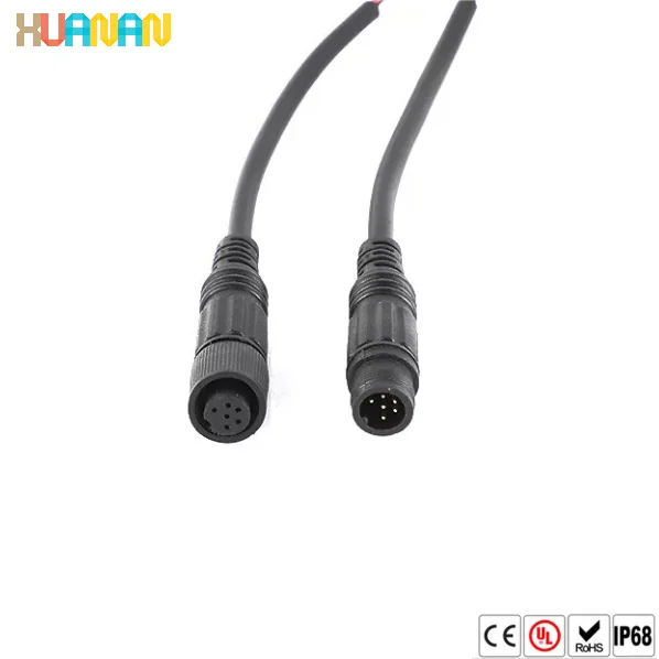 Multi Core 6PIN M10 connectors IP68 Waterproof Male Female Connectors - image 3