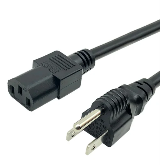 USA IEC 60320 UL Listed NEMA 1-15P 5-15P TO C7 C13 Power Cord AC Power Cables - image 6
