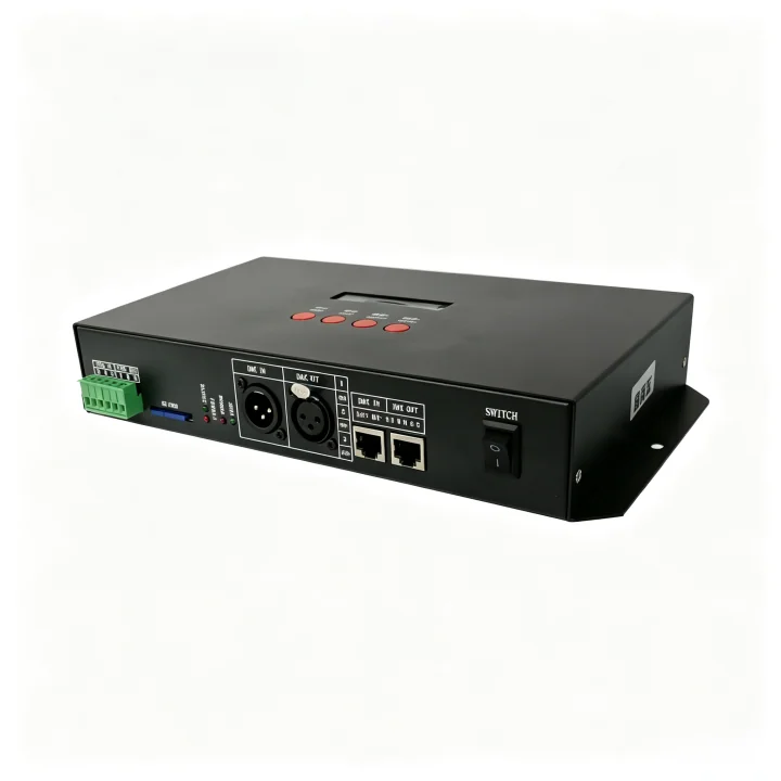 S-8000L 8-Port DMX512 LED Controller – Console Control, SD Card
