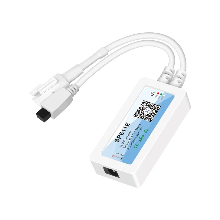 SP611E Bluetooth Music Pixel LED Controller – APP/IR, 600 Pixels/Port - image 2